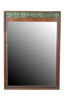  Wooden Frame With Mirror//Cadre de bois avec miroir