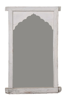  [[Whitewashed old teak window with a mirror///Fenêtre en vieux teck blanchi à la chaux]] avec un miroir