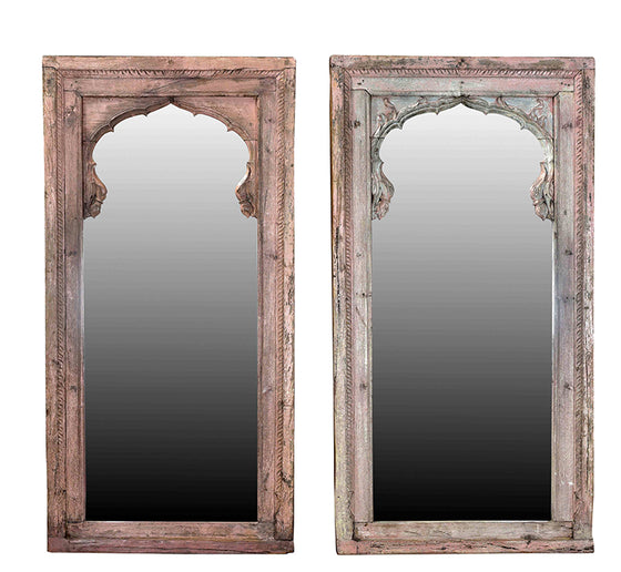 Wooden Frame With Mirror//Cadre de bois avec miroir