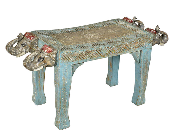 Elephant Bench//Banc à têtes d'éléphants