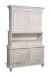 [[Whitewashed old teak wood kitchen cabinet///Cabinet de cuisine blanchie à la chaux en ancien bois de teck]]