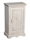 [[Small whitewashed old teak cabinet///Petit cabinet en teck ancien blanchi à la chaux]]