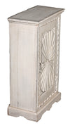 [[Small whitewashed old teak cabinet///Petit cabinet en teck ancien blanchi à la chaux]]