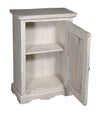[[Small whitewashed old teak cabinet///Petit cabinet en teck ancien blanchi à la chaux]]