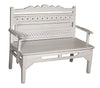 [[Whitewashed old teak wood bench///Banc en vieux bois de teck blanchi à la chaux]]