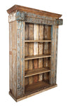 [[Bookshelf with old Indian door frame///Etagère avec vieux cadre de porte indien]]