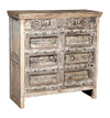[[Pastel beige cabinet with old decorative doors///Cabinet beige pastel avec vieilles portes décoratives]]