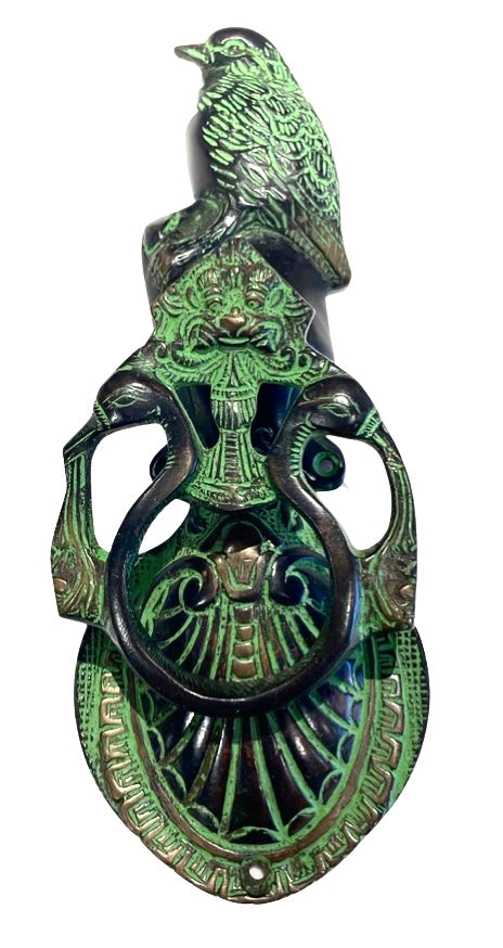 [[Bird brass door knocker///Poignée de porte en laiton en foeme d'oiseau]]