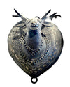 [[Bastar tribal art brass deer mask///Masque de cerf en laiton de l'art tribal Bastar]]