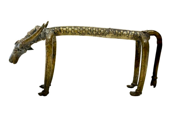 [[Bastar tribal art brass Nandi///Nandi en laiton de l'art tribal Bastar]]