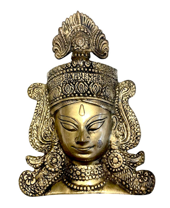 [[Vintage Tara brass mask///Masque vintage en laiton de Tara]]