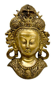  [[Vintage Tara brass mask///Masque vintage en laiton de Tara]]