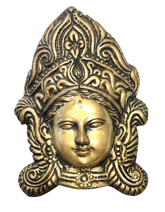 [[Vintage Tara brass mask///Masque vintage en laiton de Tara]]