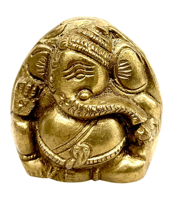 [[Brass Ganesh paper weight///Presse-papier Ganesh en laiton]]