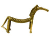 [[Bastar tribal art brass skinny animal figure///Figure d'animal maigre en laiton de l'art tribal Bastar]]