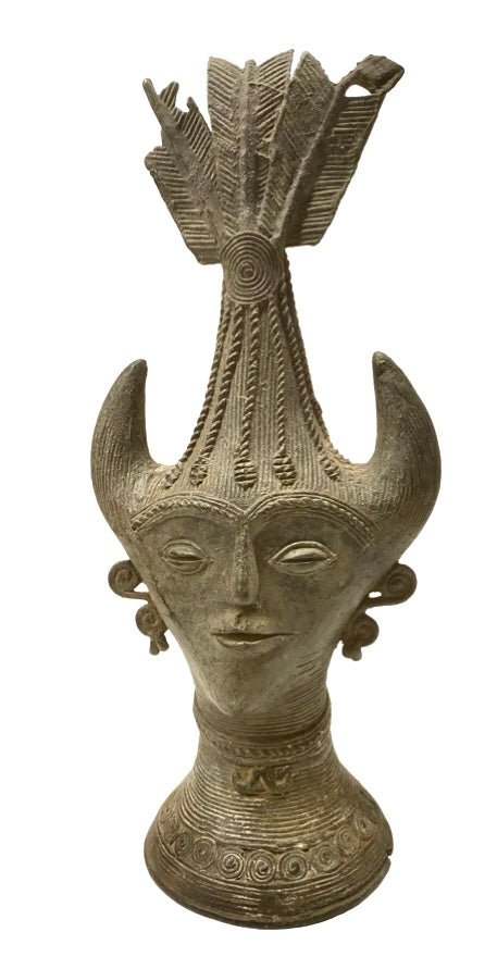 [[Bastar tribal art brass figure///Figurine en laiton de le l'art tribal Bastar]]