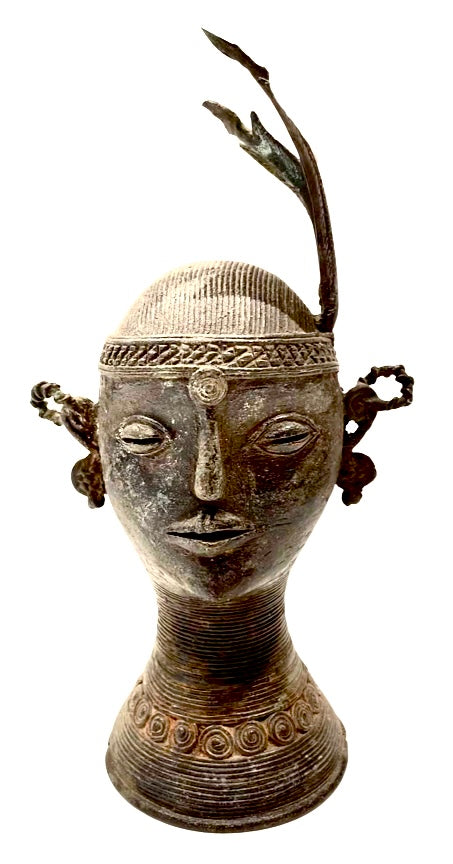[[Bastar tribal art brass figure///Figurine en laiton de l'art tribal Bastar]]