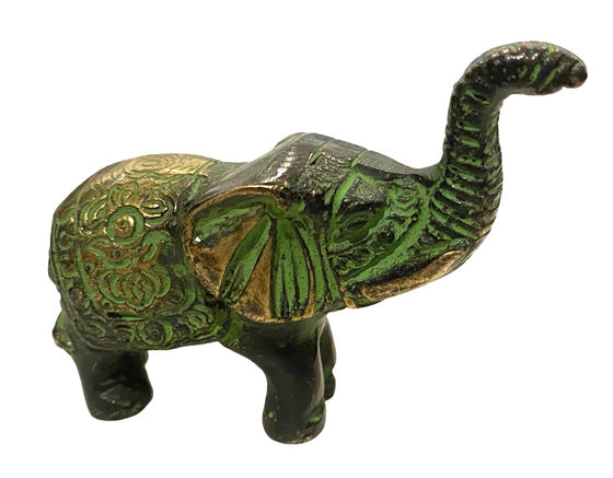 [[Mini brass elephant///Mini elephant en laiton]]