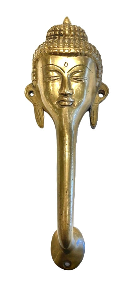 [[Buddha brass door handle///Poignée de porte en laiton en forme de Buddha]]
