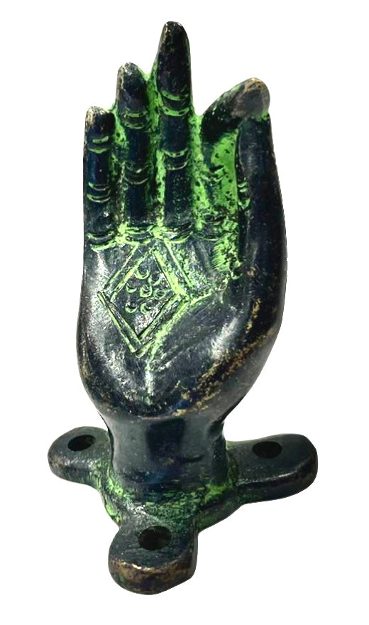 [[Vintage brass hand sculpture///Sculpture de cheval vintage en laiton]]