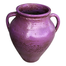  [[Purple Anatolian vintage terracotta pot///Pot en terre cuite vintage violet d'Anatolie]]