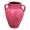 [[Pink Anatolian vintage terracotta pot///Pot en terre cuite vintage rose d'Anatolie]]