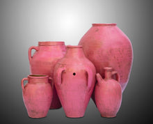  [[Pink Anatolian vintage terracotta pot///Pot en terre cuite vintage rose d'Anatolie]]