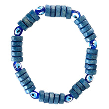  [[Evil eye wood bracelet///Bracelet en bois avec mauvais oeil]]