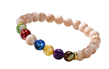  [[White turquoise healing chakra bracelet///Bracelet de chakra de guérison en turquoise blanche]]