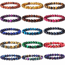  [[Tiger's eye natural stone bracelet///Bracelet en pierre naturelle oeil de tigre]]