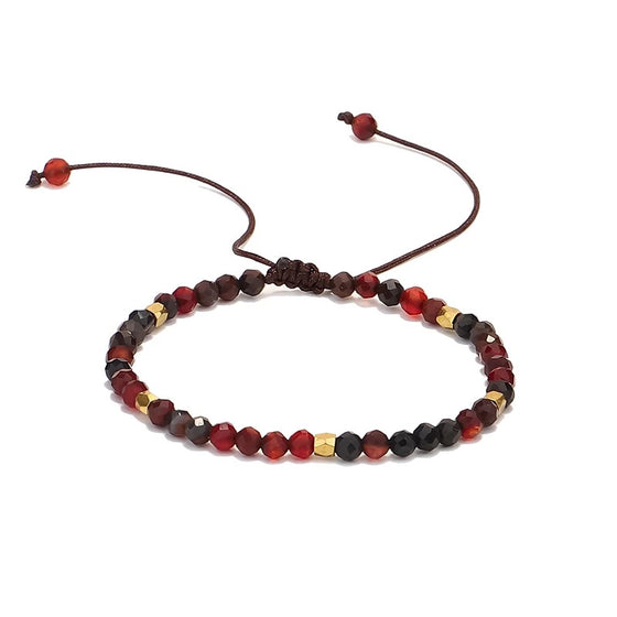 [[Assorted natural stone bracelets///Bracelets en pierres naturelles assortis]]