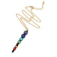  [[7 chakra healing stone pendant///Pendentif en pierre de guérison à 7 chakras]]