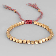  [[Handmade Tibetan copper bead bracelet///Bracelet de perles de cuivre tibétain fait à la main]]