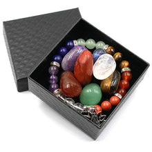  [[Healing chakra stones and meditation bracelet - Gift set///Bracelet de méditation et pierres de guérison des chakras - Coffret cadeau]]