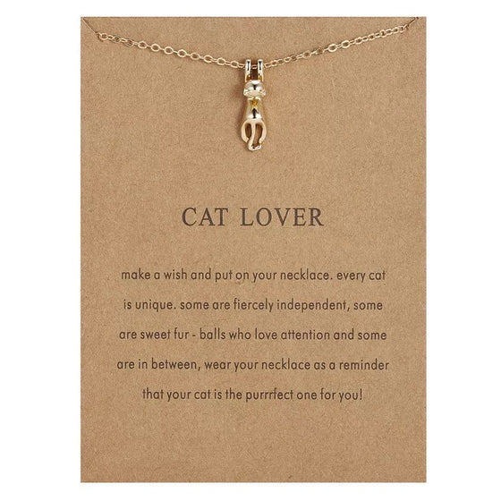 [[Cat lover necklace///Collier d'amoureux des chats]]