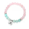 [[Amazonite and rose quartz bracelet///Bracelet d'amazonite et de quartz rose]]