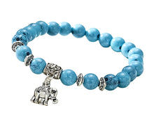  [[Elephant charm - healing natural stone bracelet///Charmeur d'éléphant - bracelet de pierres naturelles]]