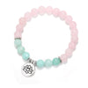 [[Amazonite and rose quartz bracelet///Bracelet d'amazonite et de quartz rose]]