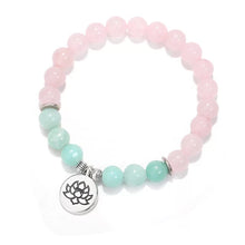  [[Amazonite and rose quartz bracelet///Bracelet d'amazonite et de quartz rose]]