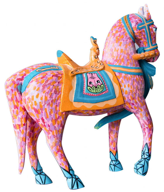 Hand painted horse by WaxHead//Cheval peint à la main par Waxhead