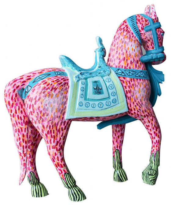 Hand painted horse by WaxHead//Cheval peint à la main par Waxhead