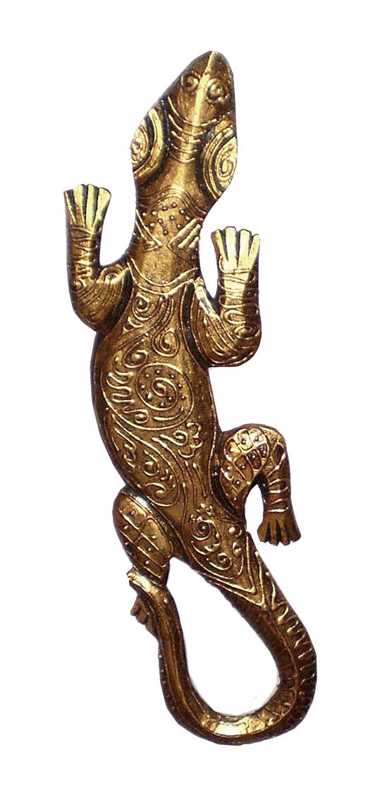Small Wooden Gecko//Petit Gecko en Bois