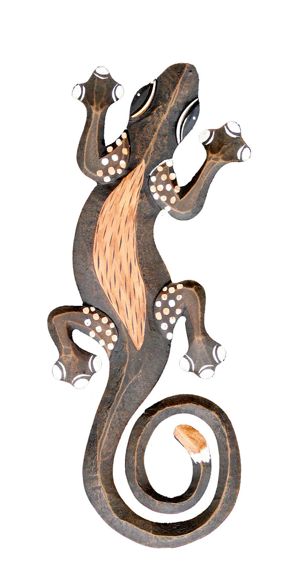 Small Wooden Gecko//Petit Gecko en Bois