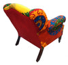 [[Orange mandala armchair///Fauteuil orange mandala]]