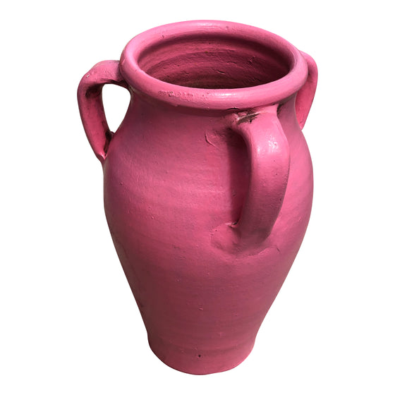 [[Mixed colors handmade turkish terracotta pot///Pot en terre cuite couleurs mélangés turque fait à la main]]