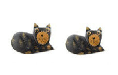 Wooden Cat Magnet//Aimant de Chat en Bois