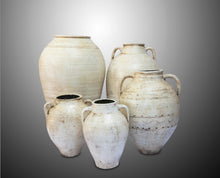  [[White Anatolian vintage terracotta pot///Pot en terre cuite vintage blanc d'Anatolie]]